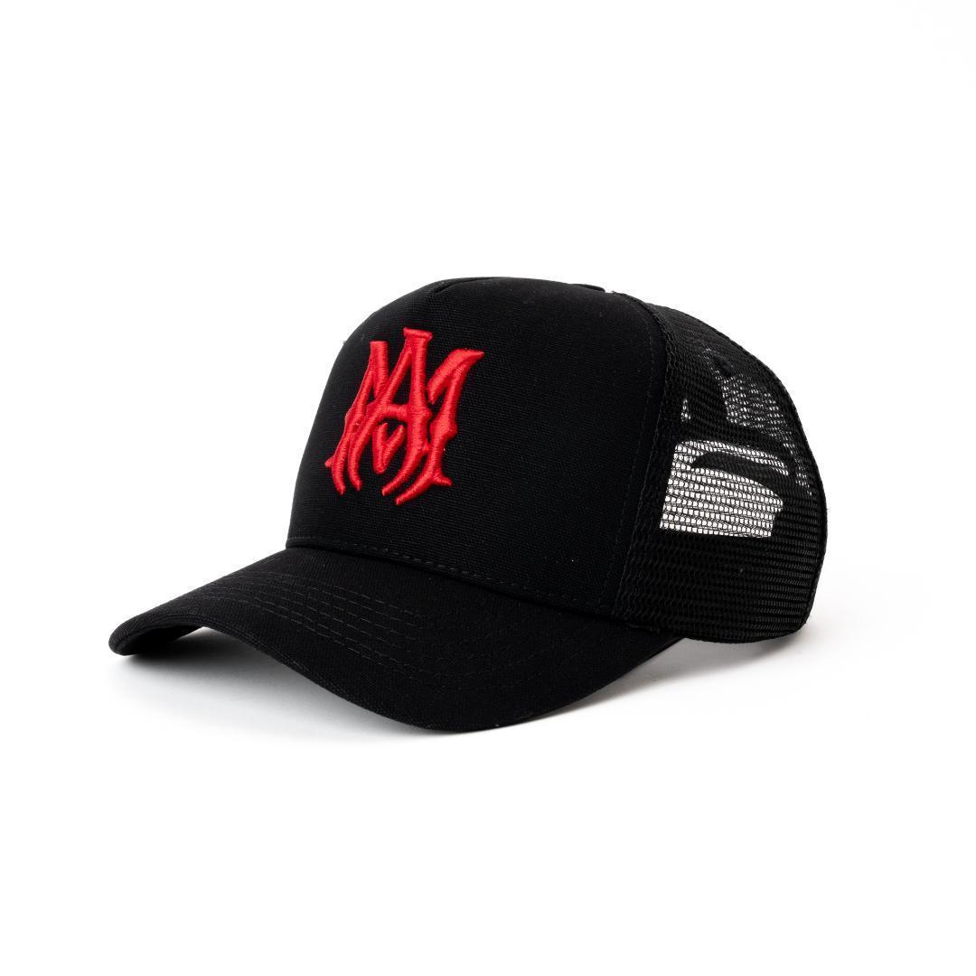 新品 AMIRI MA ロゴ メッシュ キャップ BK - メルカリ