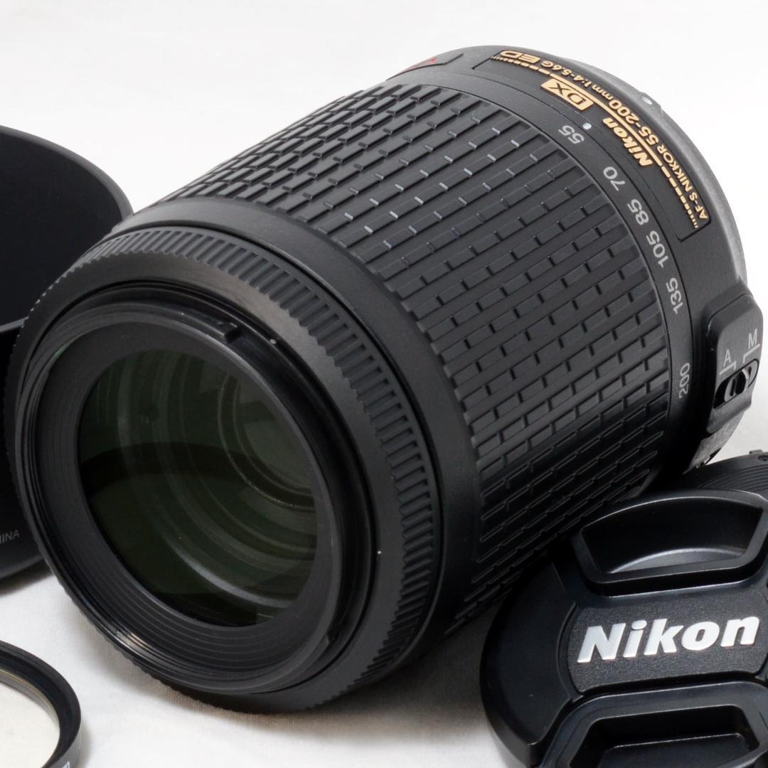 ⭐️美品⭐️Nikon AF-S 55-200mm F4-5.6G ED VR Amazon.com : Nikon 55-200mm f/4-5.6G ED-IF AF-S DX VR Vibration