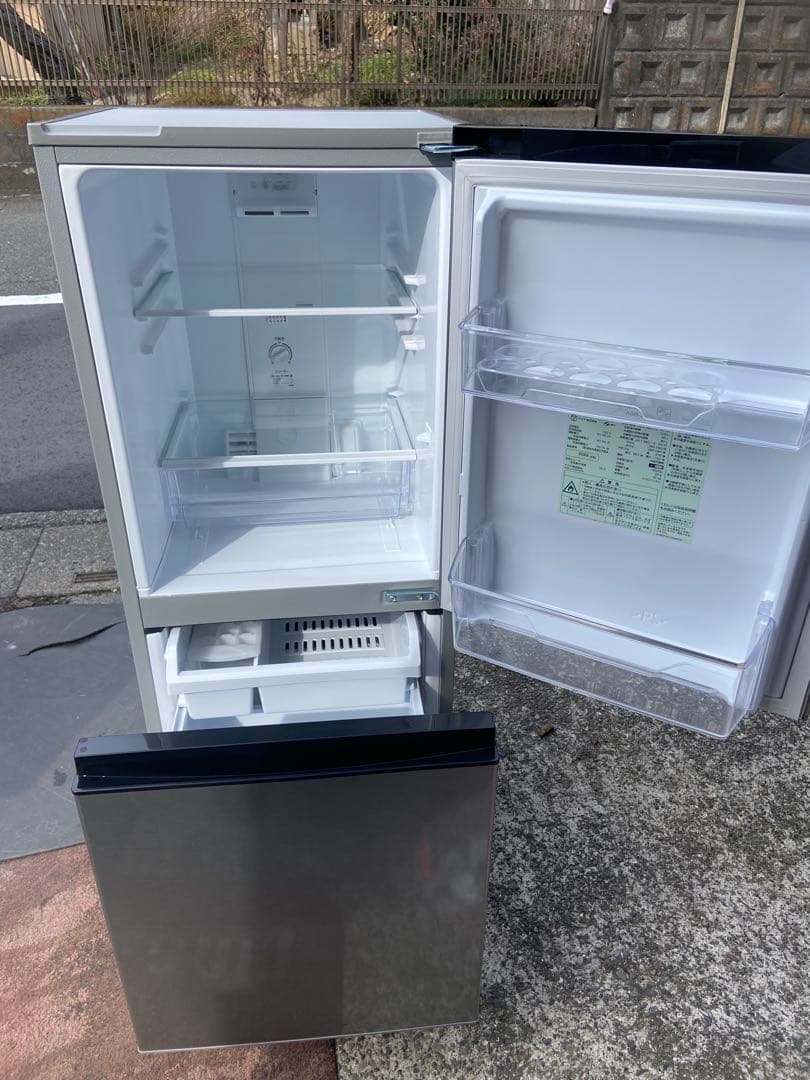A537 美品 AQUA 2022年製 126L 冷蔵庫 シルバー - メルカリ