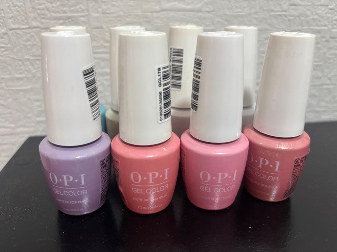 OPI GelColor ジェルネイル 8本 + ベースジェル + トップジェル