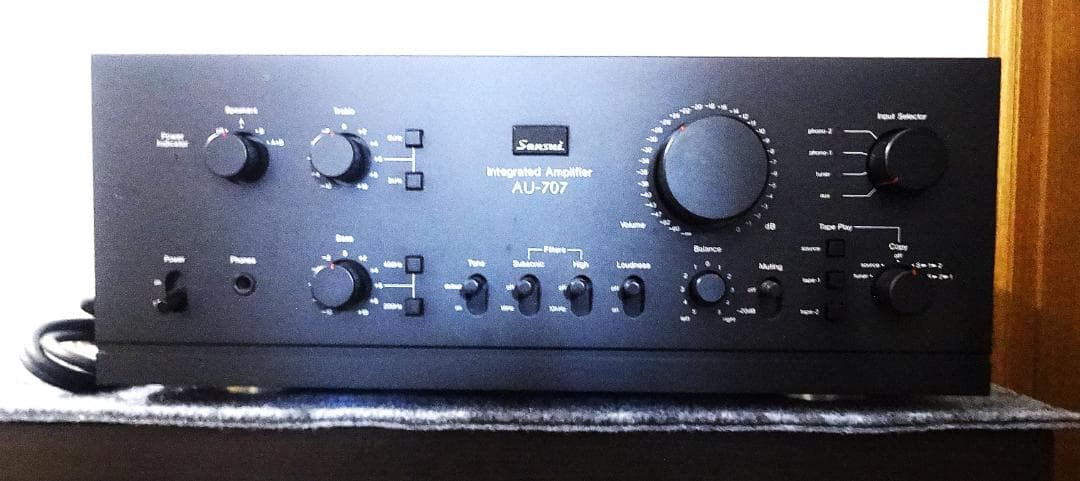 オーバーホール・整備済み！！AU-707　サンスイ　プリメインアンプ サンスイ(SANSUI)|プリメインアンプ|【ハードオフ公式通販】オフモール