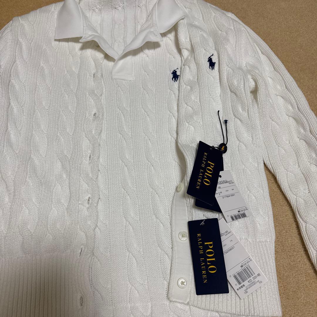 POLO ラルフローレン ケーブルニットコットンカーディガン ポロシャツ ポニー ケーブルニット コットン カーディガン | ポロ ラルフ ローレン(POLO