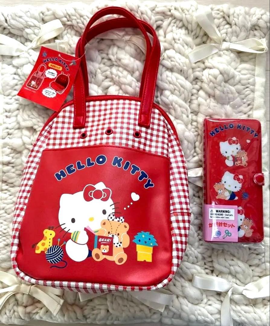 サンリオ手芸部 キティ かぎ針セット 手芸用バッグ - メルカリ