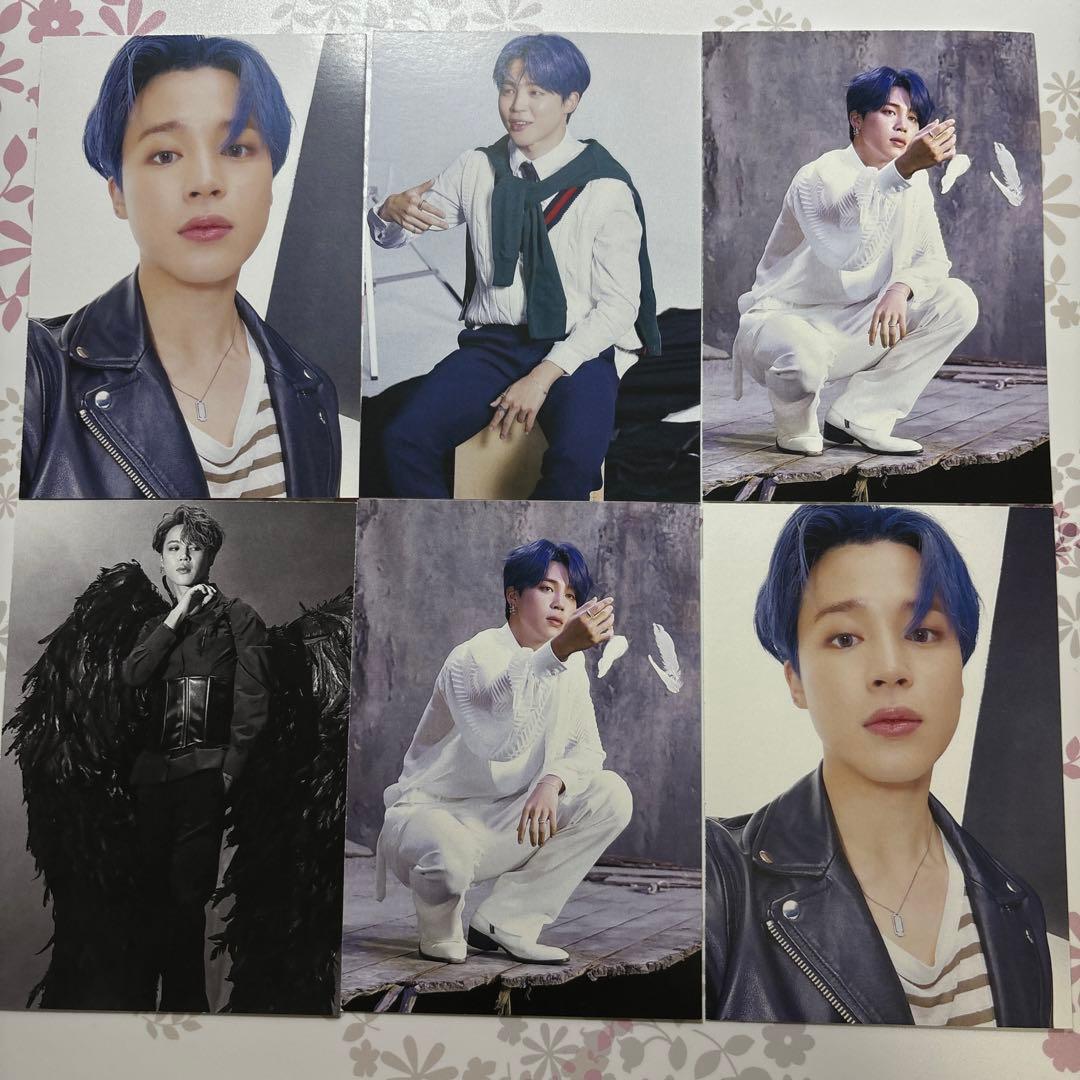 BTS ジミン ポストカード トレカ 6枚セット まとめ売り - メルカリ