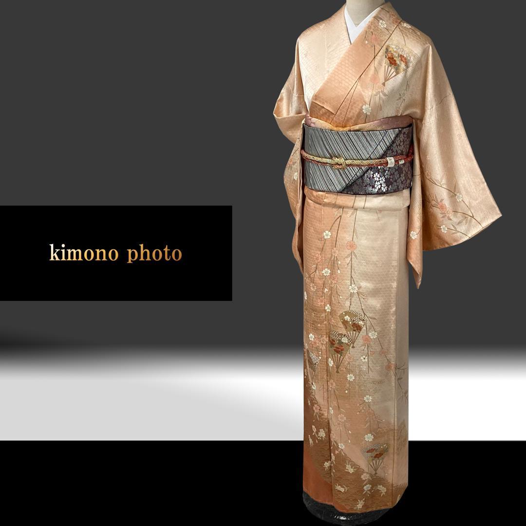 新品、未使用】正絹【極上逸品】トールサイズ【 金彩友禅 刺繍】訪問着