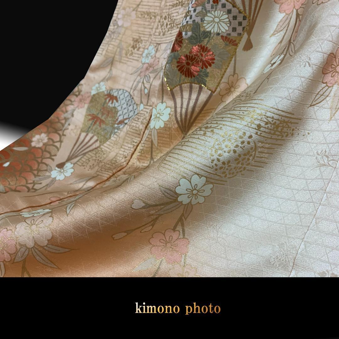 新品、未使用】正絹【極上逸品】トールサイズ【 金彩友禅 刺繍】訪問着