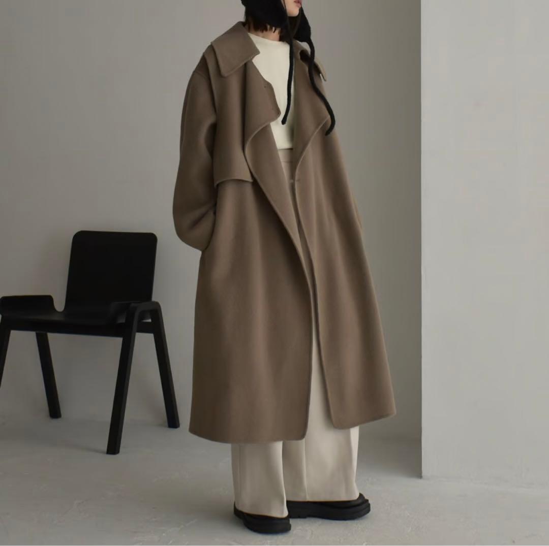 Lavish Gate ウール トレンチコート リバー仕立て - メルカリ