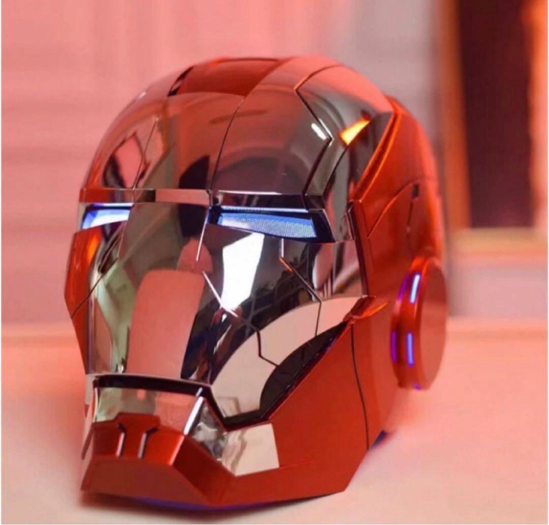 新品AUTOKINGアイアンマン マーク5 MK5 ヘルメット マスク 銀 - メルカリ
