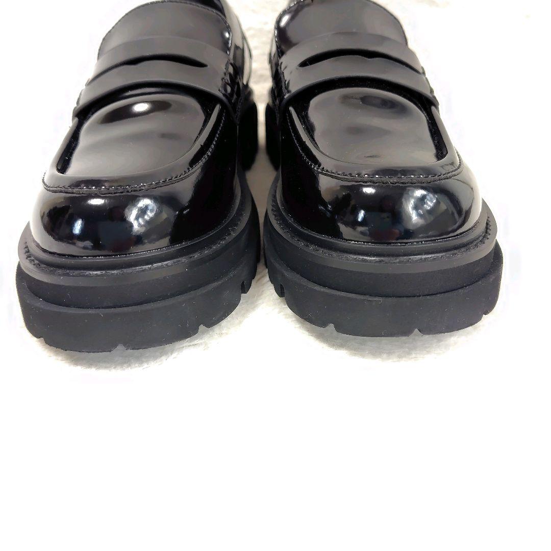 極美品　2024 ルタロン アツゾコモールドローファー 23.5cm ブラック