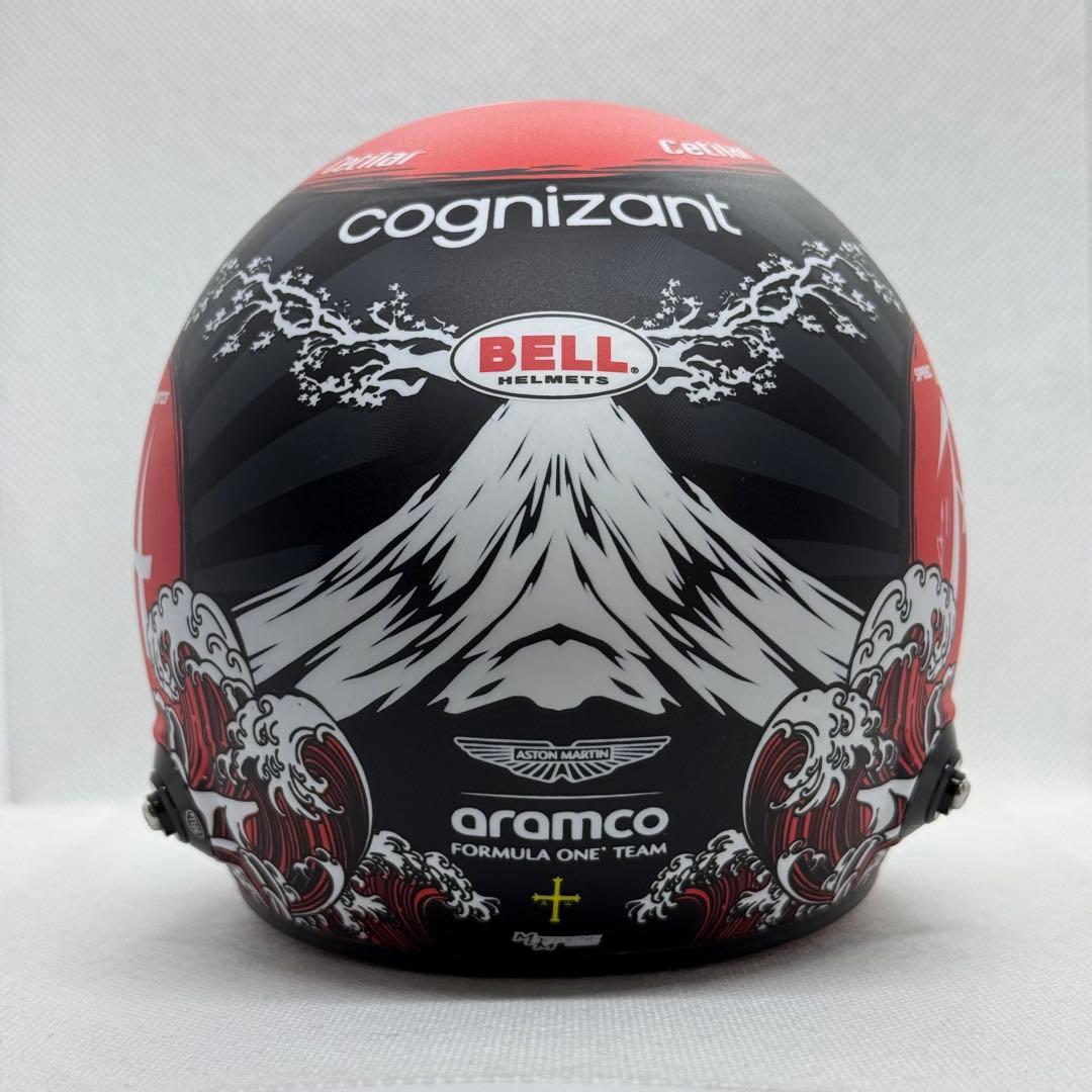 1/2 ヘルメット アストンマーチンF1 F.アロンソ 2024年 日本GP - メルカリ
