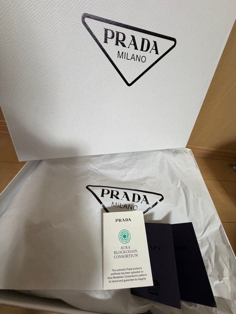 新品未使用】PRADAモノリス ラバーサンダル 白 23センチ 36