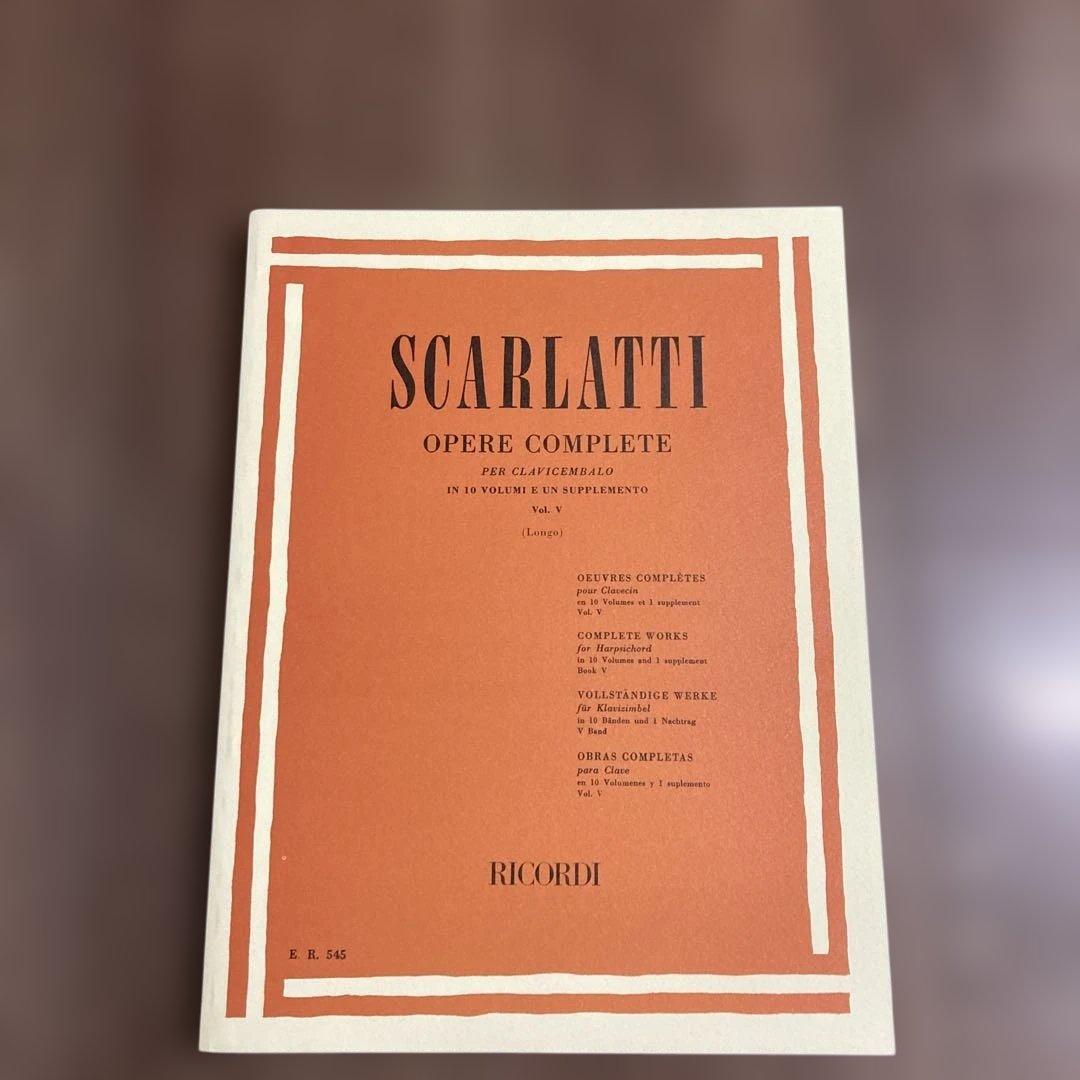 SCARLATTI OPERE COMPLETE 第5巻RICOLDI Lot of 3 Scarlatti Opere Complete, Ricordi, Vol III, V +Contenute
