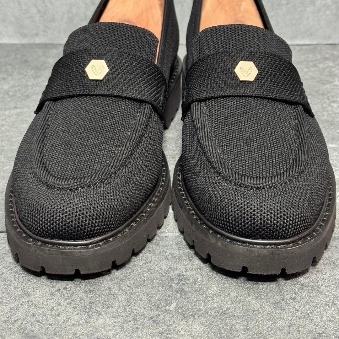 極美品✨VIVAIA アーモンドトゥ ペニー ブラック ローファー 24.5cm