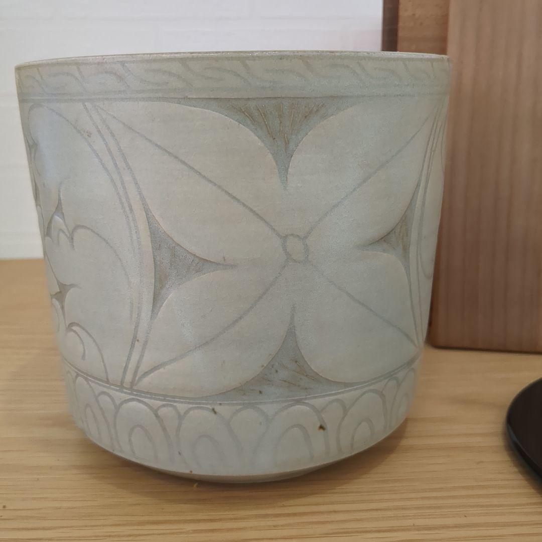 茶道具 水壷 広州窯 彫三嶋 H10456571 - 工芸品正規 品