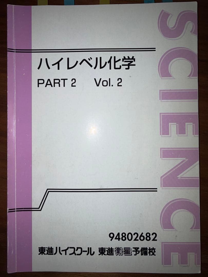 ハイレベル化学＋ハイレベル化学演習＋板書セット※part1の板書は