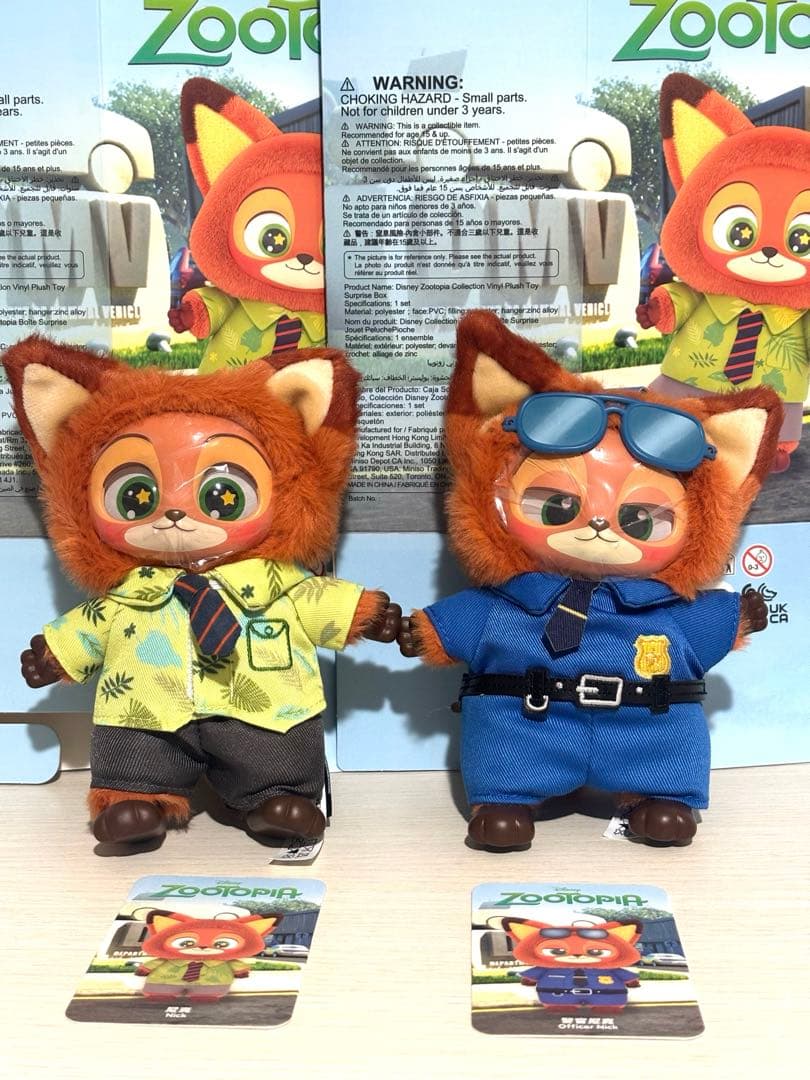 ニック2点セット】minisoズートピア ぬいぐるみディズニー