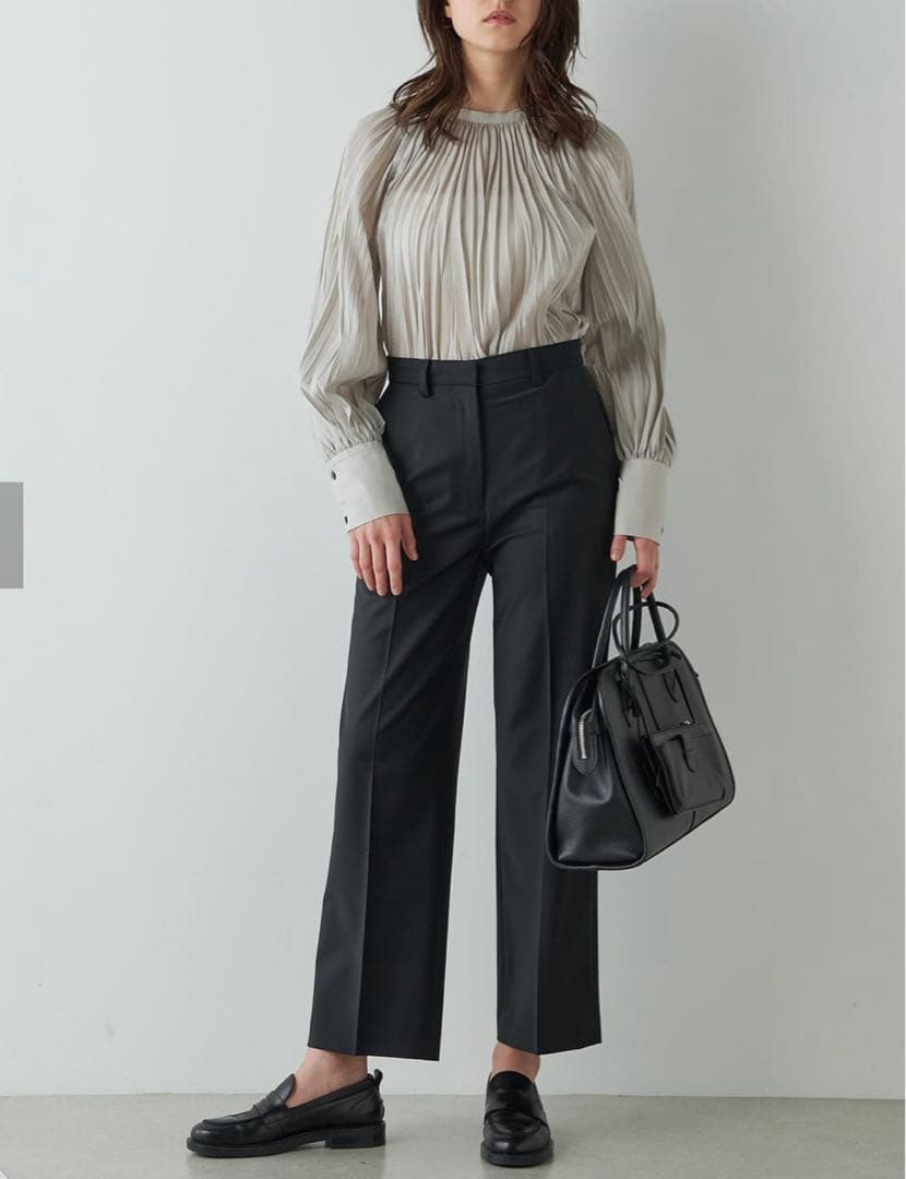 Whim Gazettコットンシルクテシボリブラウス - メルカリ