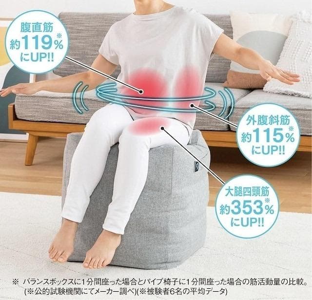 新品☆ジムテリアバランスボックス♪簡単エクササイズ☆f968 - メルカリ