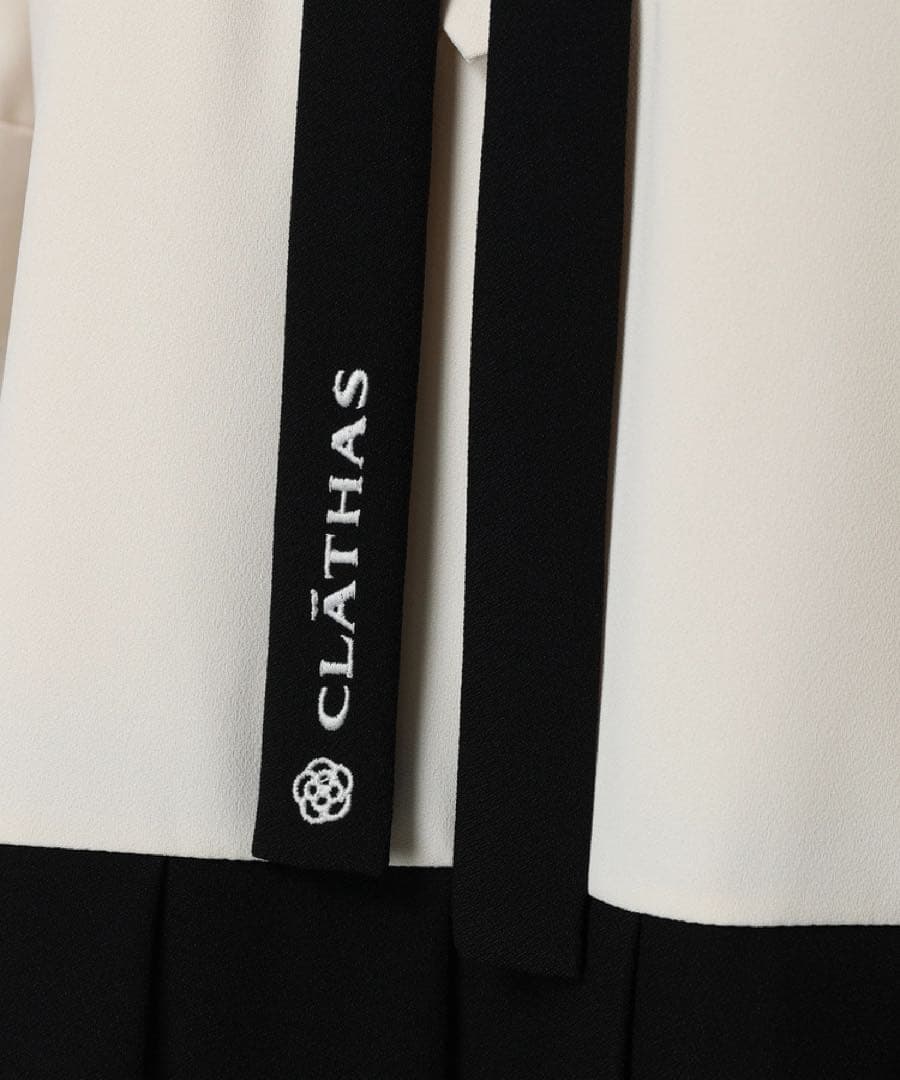 アプワイザーリッシェ〈CLATHASコラボ〉ボウタイプリーツミニ