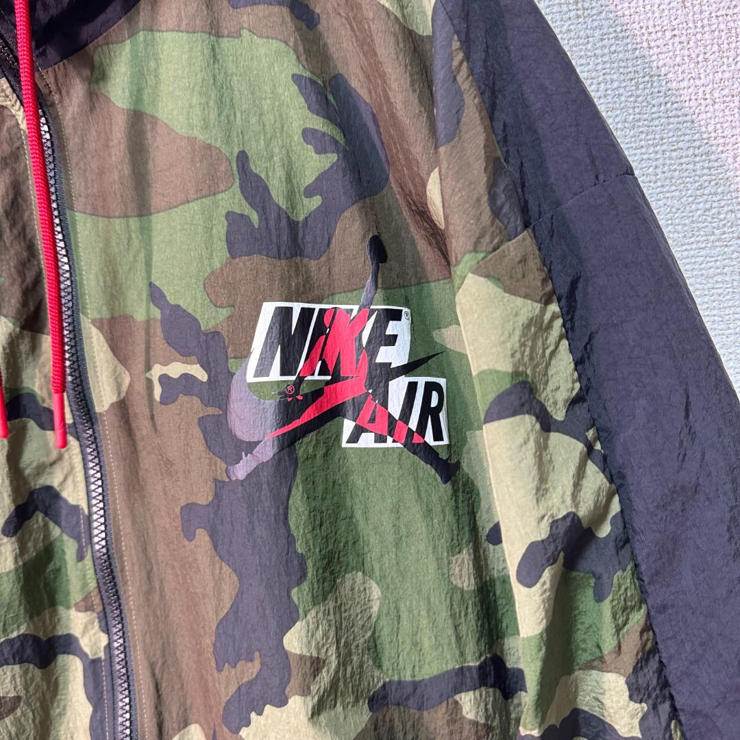 NIKE AIR JORDAN ナイロンジャケット 迷彩 カモフラ 希少 3XL - メルカリ