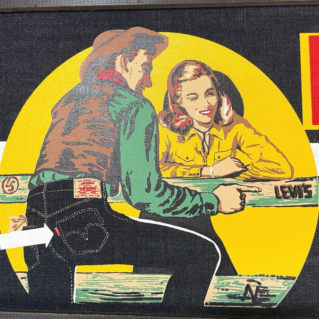LEVI'S リーバイス バナーlev's ノベルティ ビンテージ 販促 - メルカリ