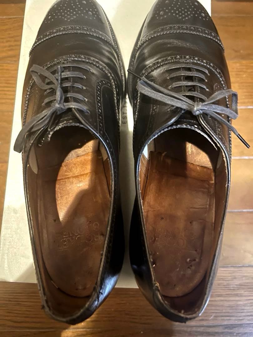 Crockett&Jones 7 1/2 ALDGATE セミブローグ - メルカリ