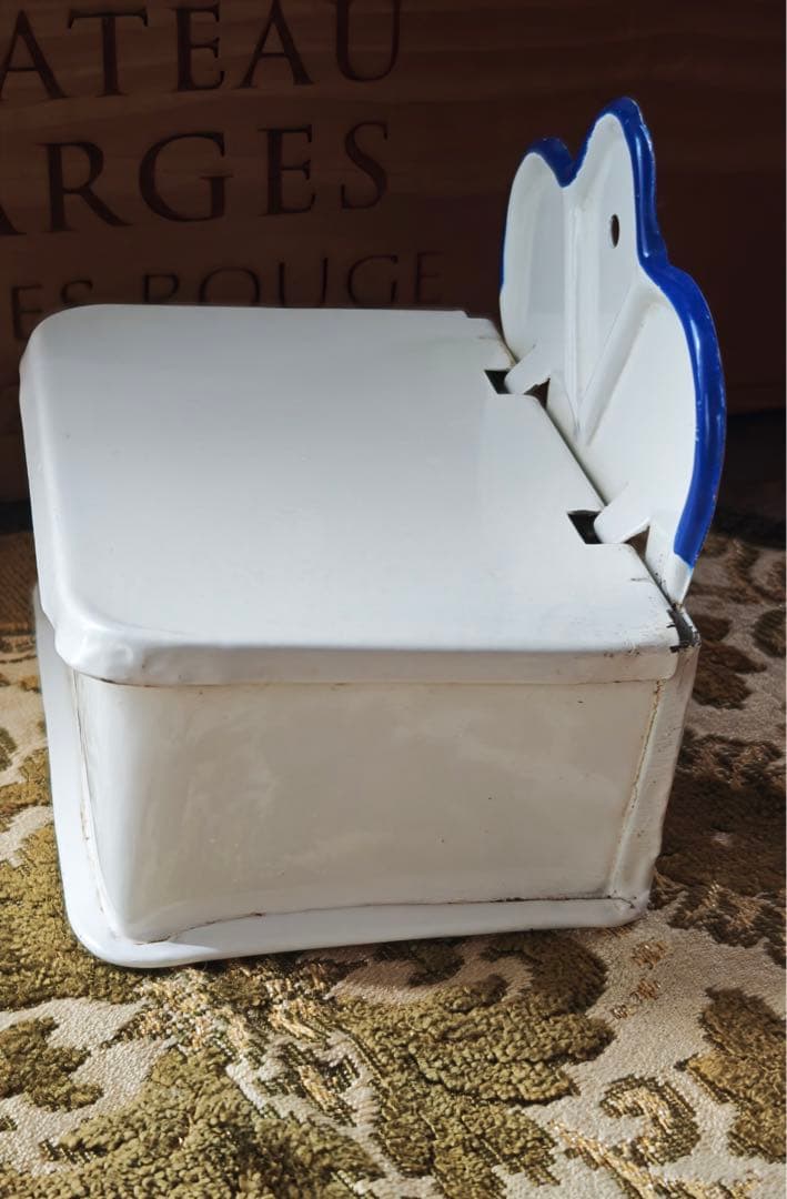 【美品・希少】ホーロー製マッチ缶 “Allumettes”フランスヴィンテージ