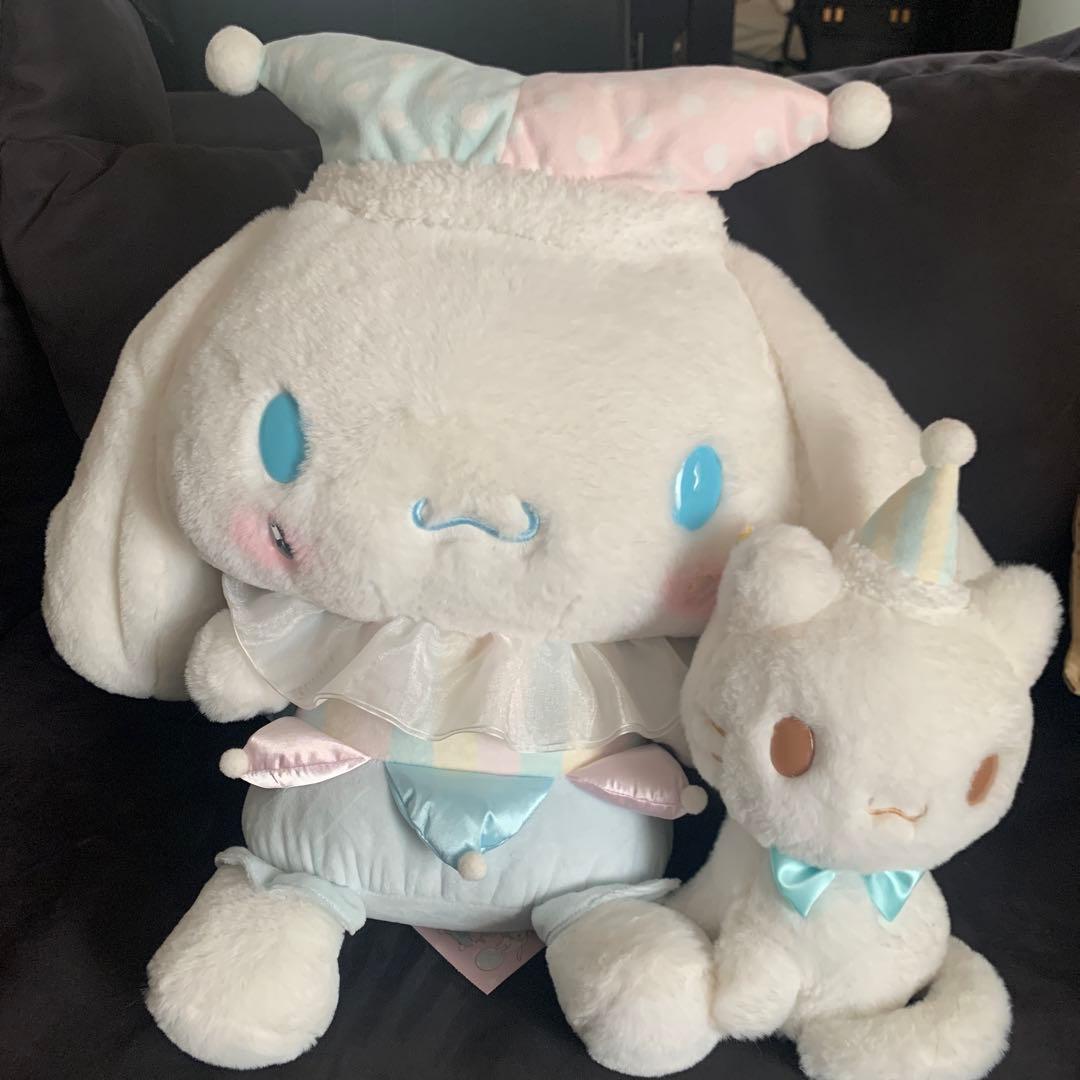 サンリオ　シナモンロール　big バースデーぬいぐるみ　シロ太郎 サンリオ シナモンロール big バースデーぬいぐるみ シロ太郎 - メルカリ