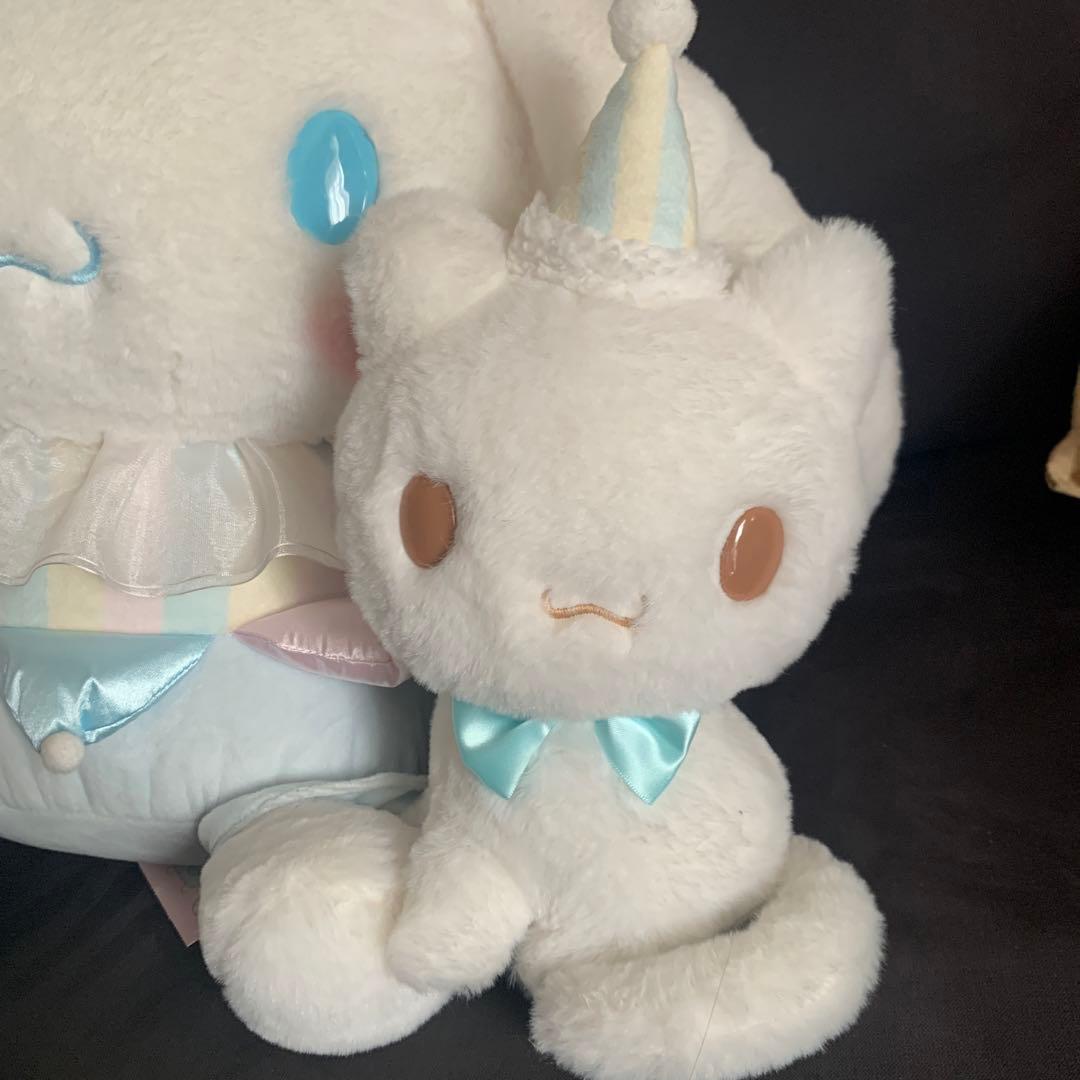 サンリオ シナモンロール big バースデーぬいぐるみ シロ太郎 - メルカリ