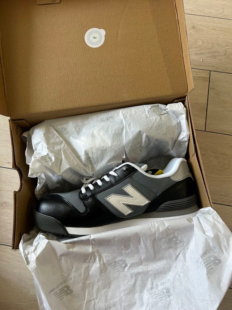 ニューバランスNew Balance 安全靴　ブラック/グレー 26.0cm