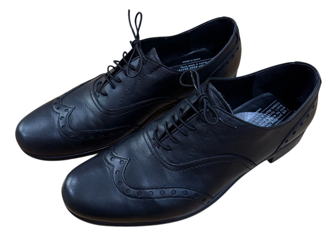 【美品】　ショセ　トラベル　シューズ（ウイングチップ）ブラック 楽天市場】ショセ トラベルシューズ / ウィングチップレザーマニッシュ