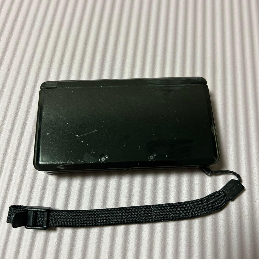 Nintendo 3DS 本体 動作確認済 マリオカート7付き 充電器付き 黒