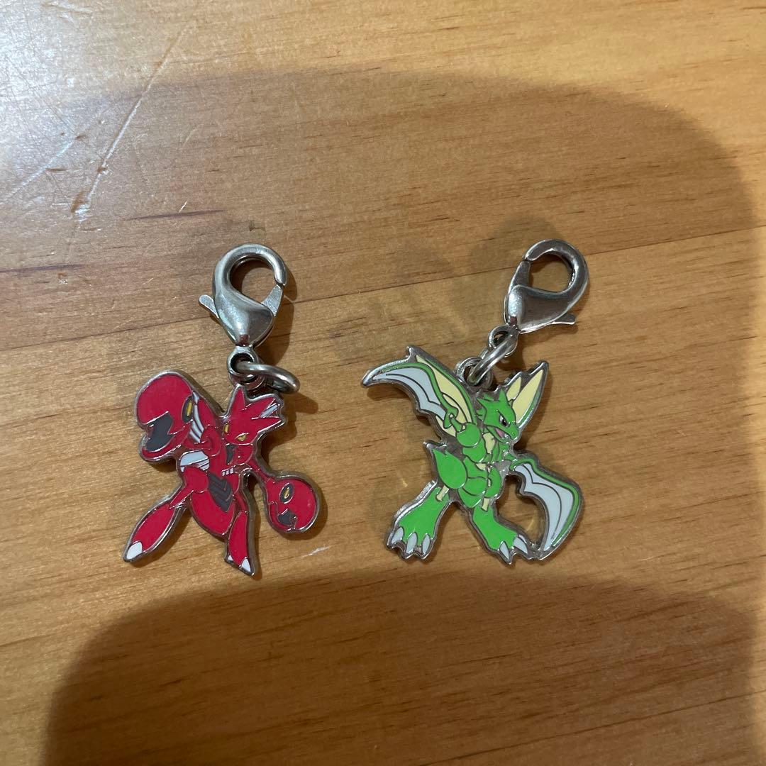 ポケモン キーホルダー ハッサム ストライク メタルチャーム - メルカリ