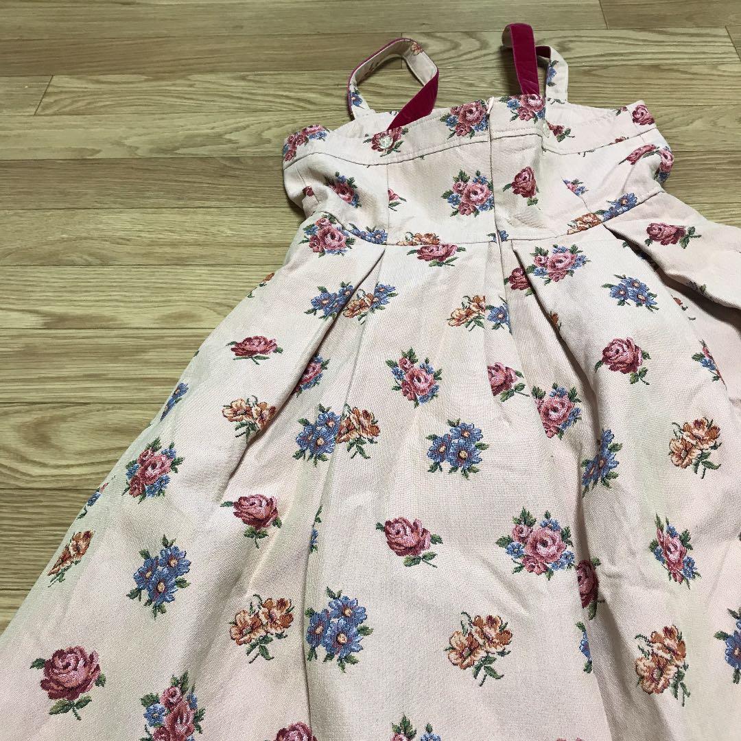 超希少！Emily Temple cute JSKワンピース バラ柄 コブラン織 - メルカリ