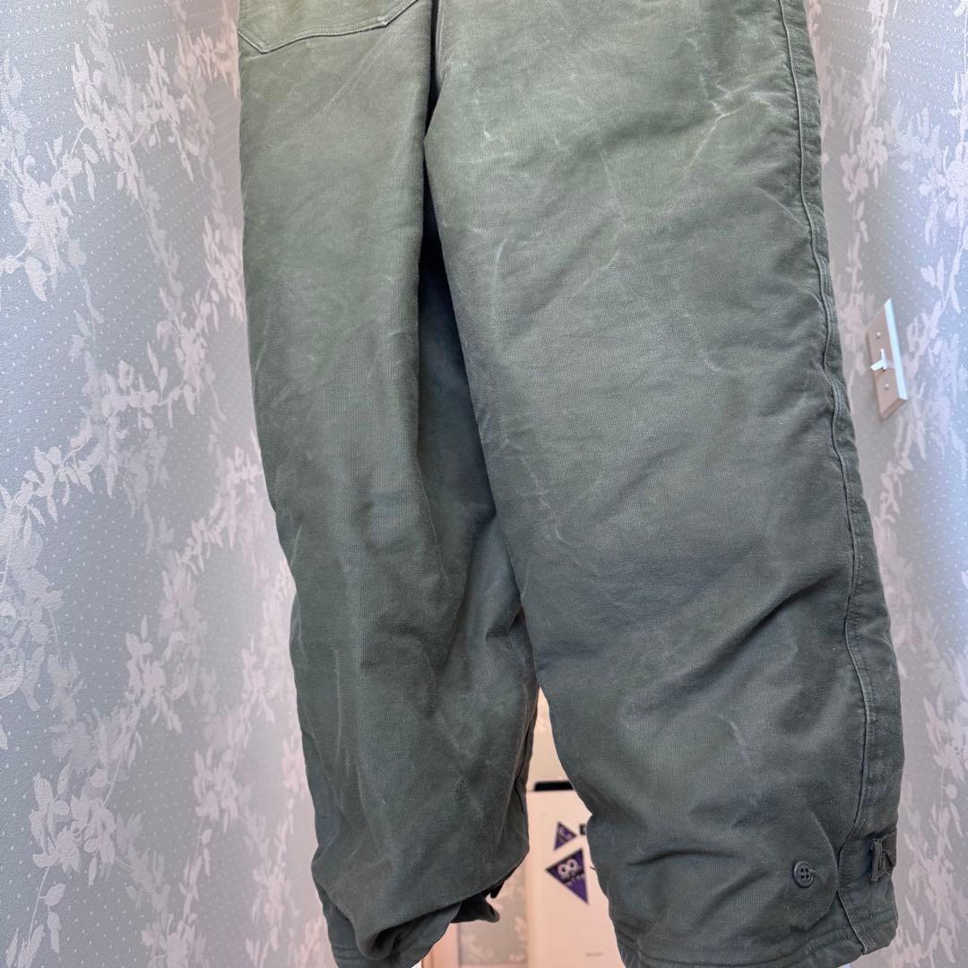 米軍実物50S U.S.NAVY N-1 デッキパンツ M オーバーオール