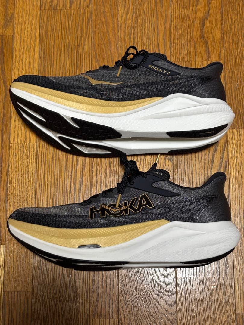 【新品】HOKA ROCKET X3 虎視眈々パック 27.5cm