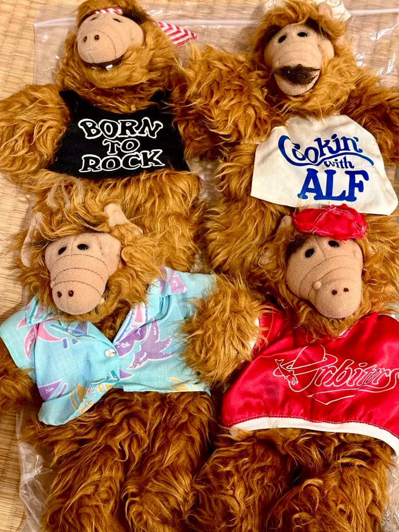 ALF アルフ バーガーキング ミールトイ ぬいぐるみ　4種コンプ ヴィンテージ ALF アルフ バーガーキング ミールトイ ぬいぐるみ 4種コンプ ヴィンテージ