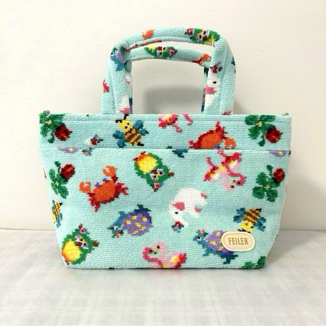 フェイラー♡ファンキーフォーチュン　神崎恵✕フェイラーコラボ　ハンドバッグ FEILER フェイラー 美容家 神崎恵 コラボ ファンキーフォーチュン