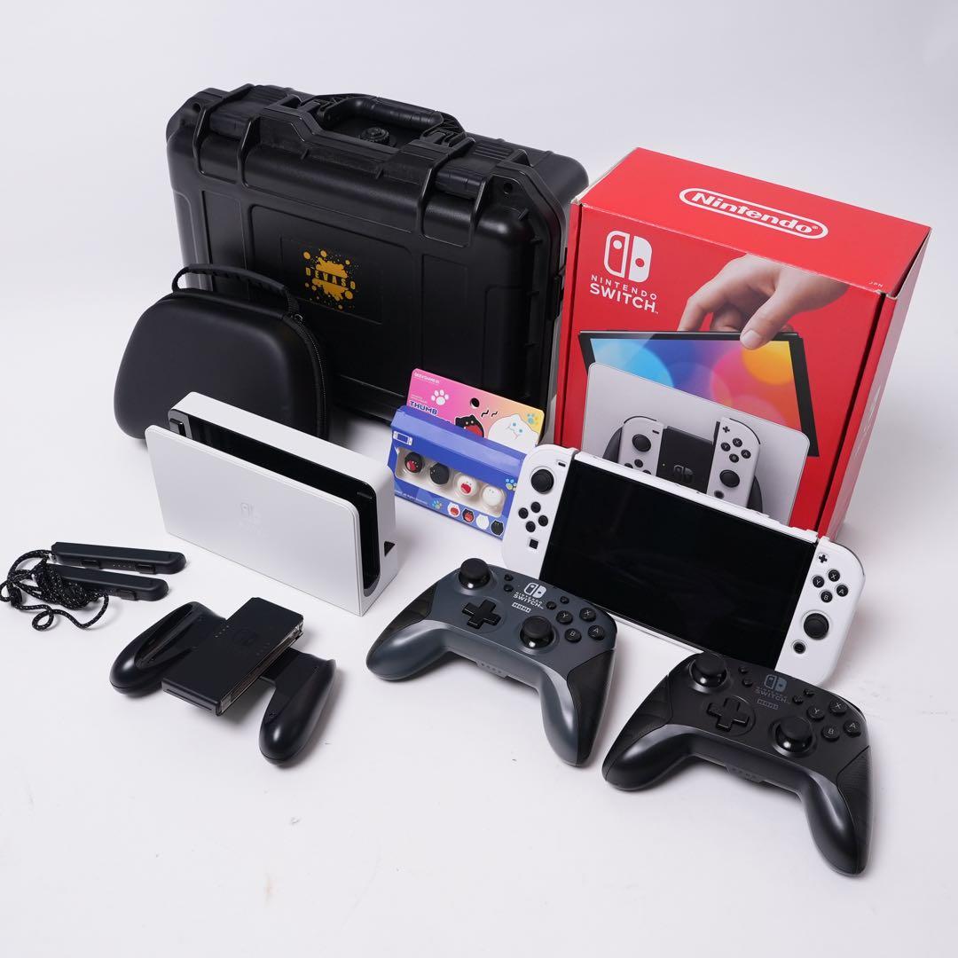 Nintendo Switch 有機ELモデル ホワイトおまけ多数 - メルカリ