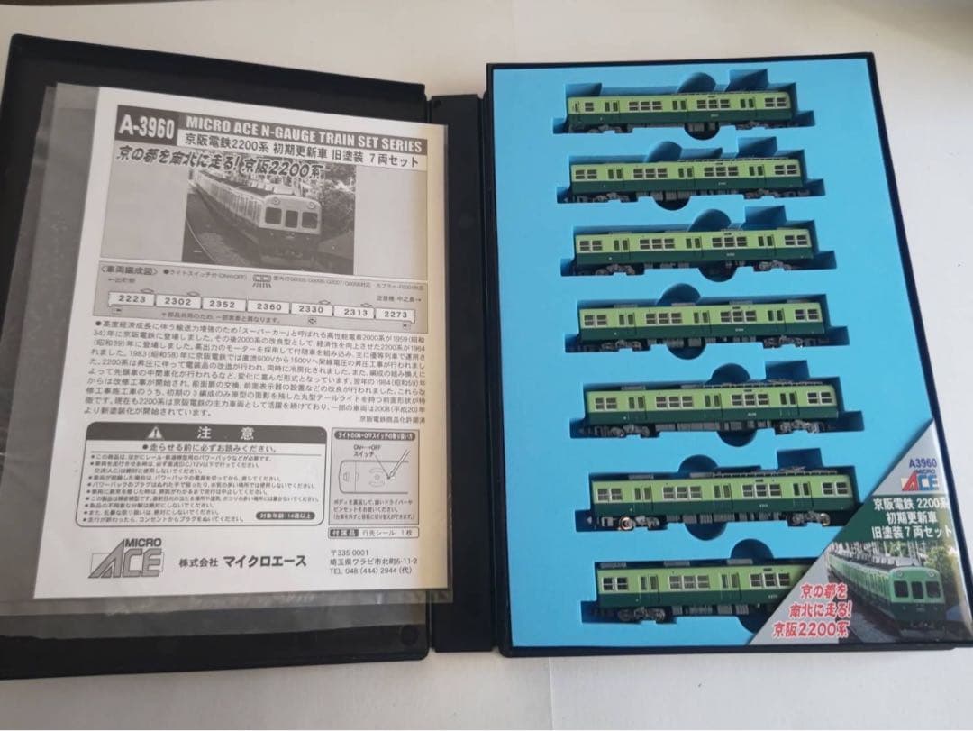 Nゲージ 京阪電鉄2200系電車（初期更新車 旧塗装）7両セット A3960