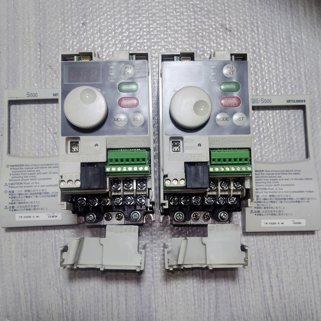 三菱電機MITSUBISHI インバーター FR-S520E-0.4Kの2台 - メルカリ