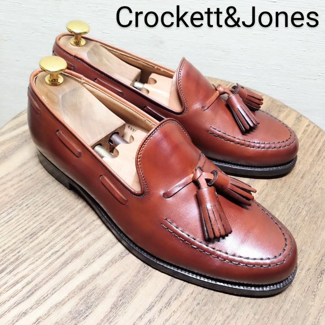 極上】Crockett&Jones タッセルローファー 6E ブラウン - メルカリ