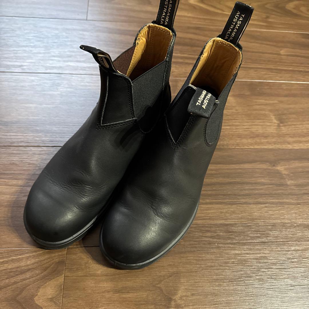 【ブランドストーン】 サイドゴアブーツ (7) レザー　晴雨兼用　黒 BLUNDSTONE（ブランドストーン） サイドゴア ブーツ レザー シューズ