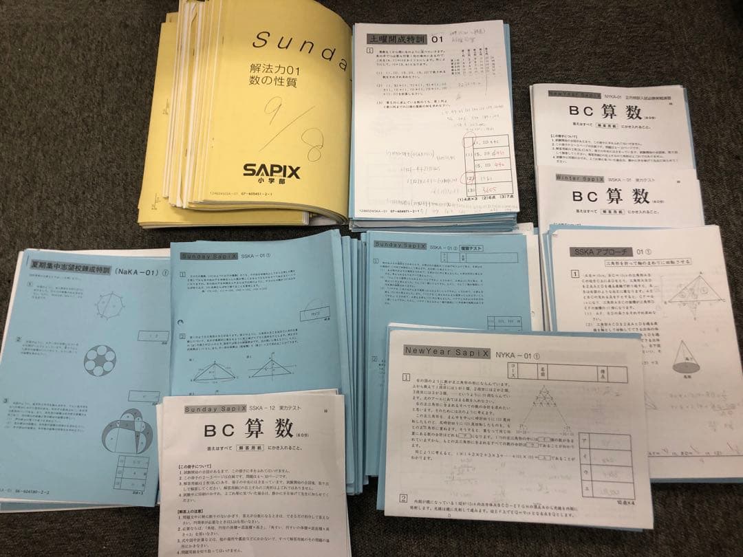 サピックス6年算数 開成対策 デイリー/春夏/日特/冬期/正月他 2025年