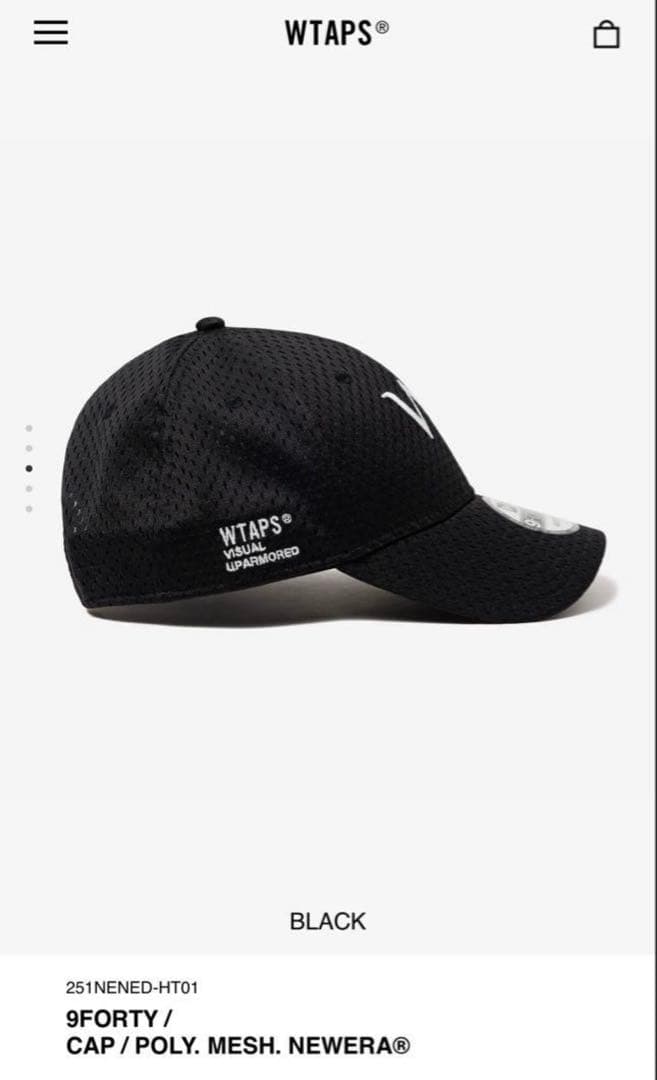 ダブルタップスwtaps 9Forty Cap Poly Mesh Newera - メルカリ