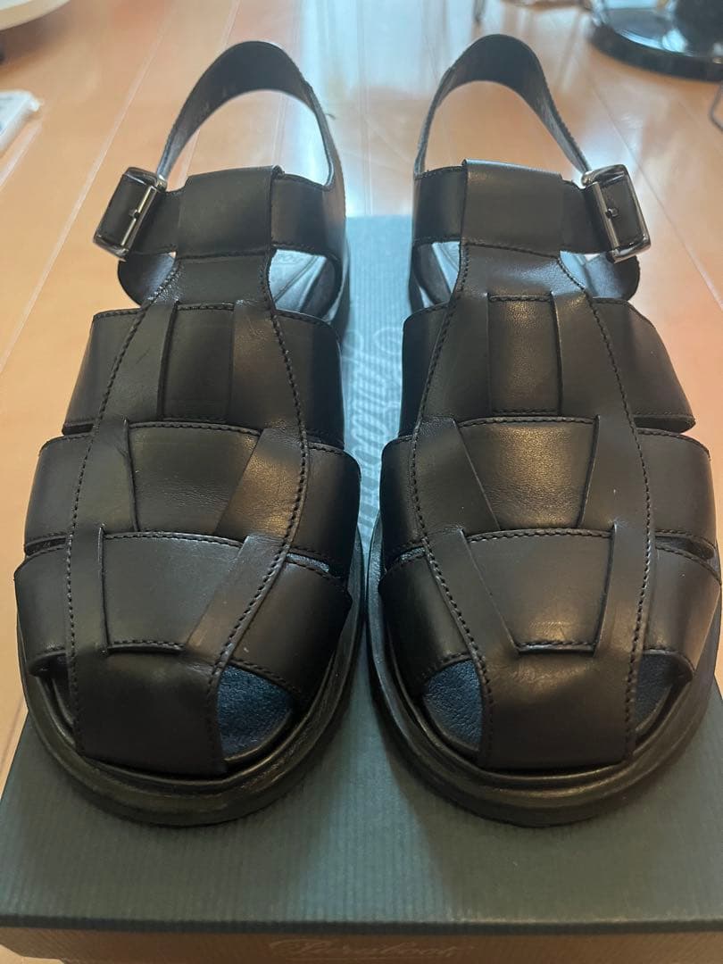 Paraboot IBERIS イベリス グルカサンダル　24.5cm ブラック