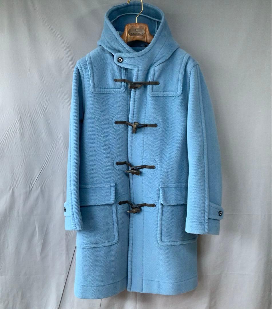 INVERTEREインバーティア ダッフルコート 36 サックスブルー 英国製