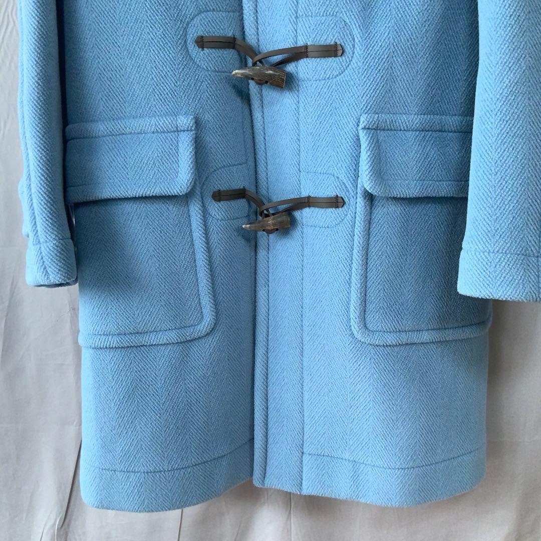 INVERTEREインバーティア ダッフルコート 36 サックスブルー 英国製