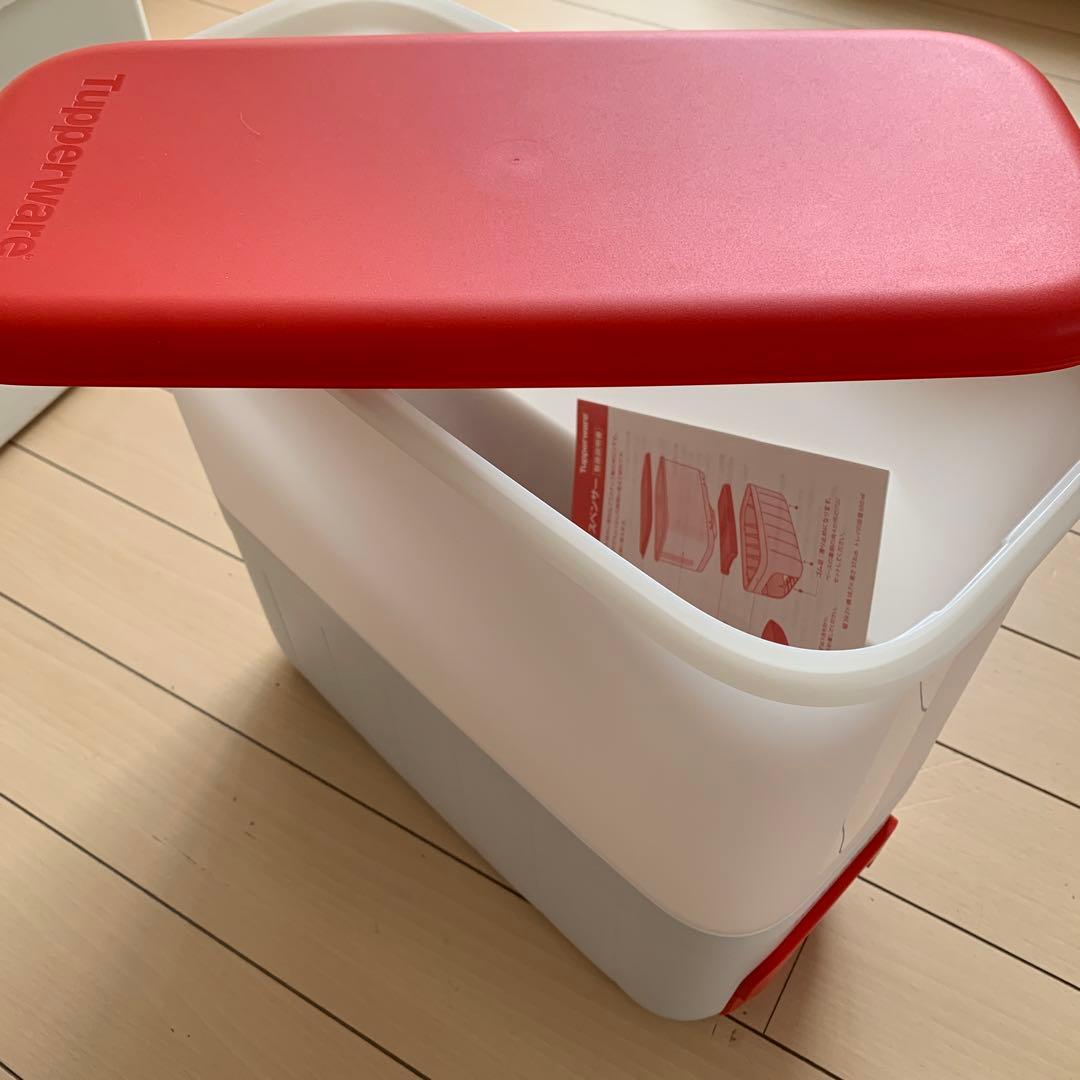 tupperware タッパーウエア 新品 米びつ スマートライスディスペンサー