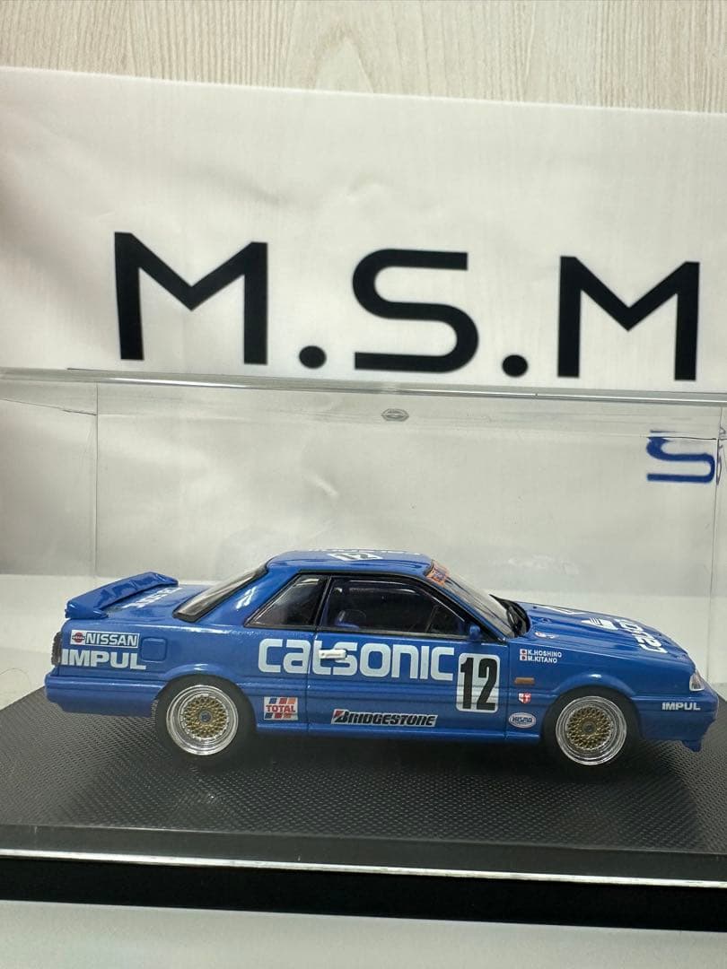 Calsonic SKYLINE Gr.A 1988 ミニカー 1/43 - ミニカーオリジナル
